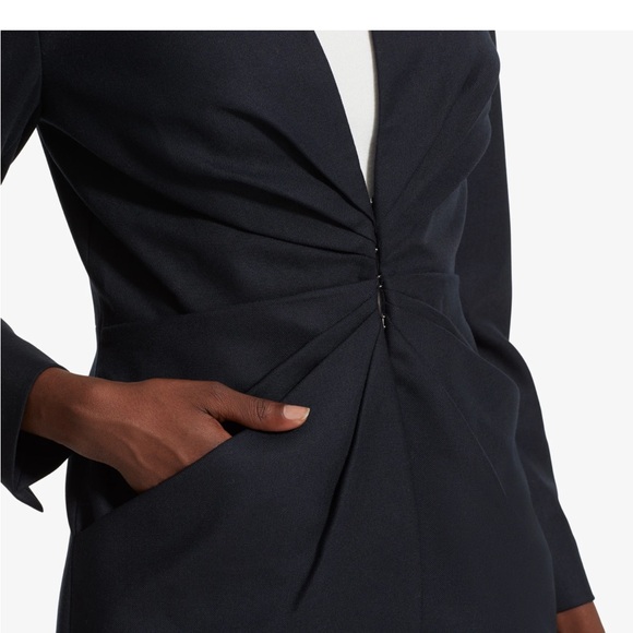 MM Lafleur Carmen Navy Wool Blend Blazer - Picture 6 of 9